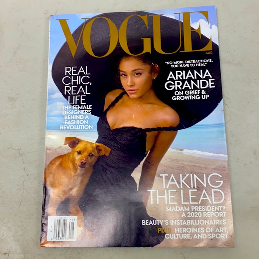 Ariana Grande Vogue  AUG magazine
